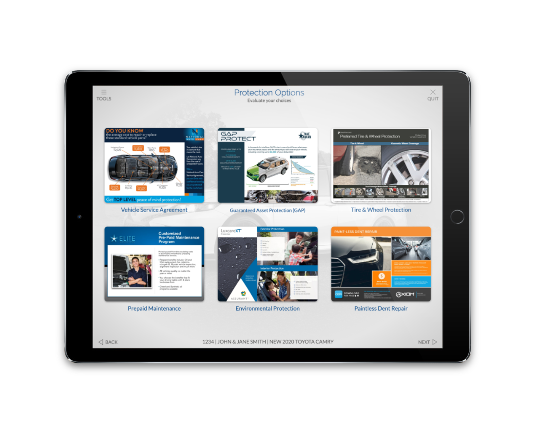 ImpactMenu runs on Apple iPad, or any laptop or desktop computer via cloud-based web software.